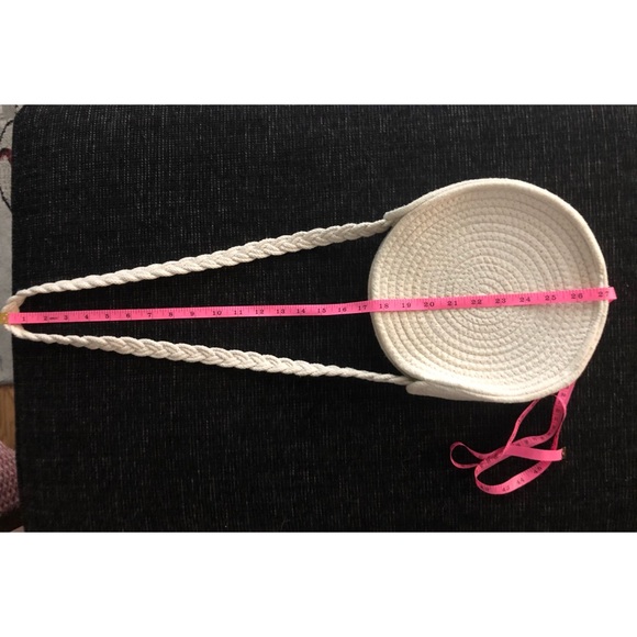 URBAN Spring/Summer Round Bag in Cream Canvas - Picture 5 of 5